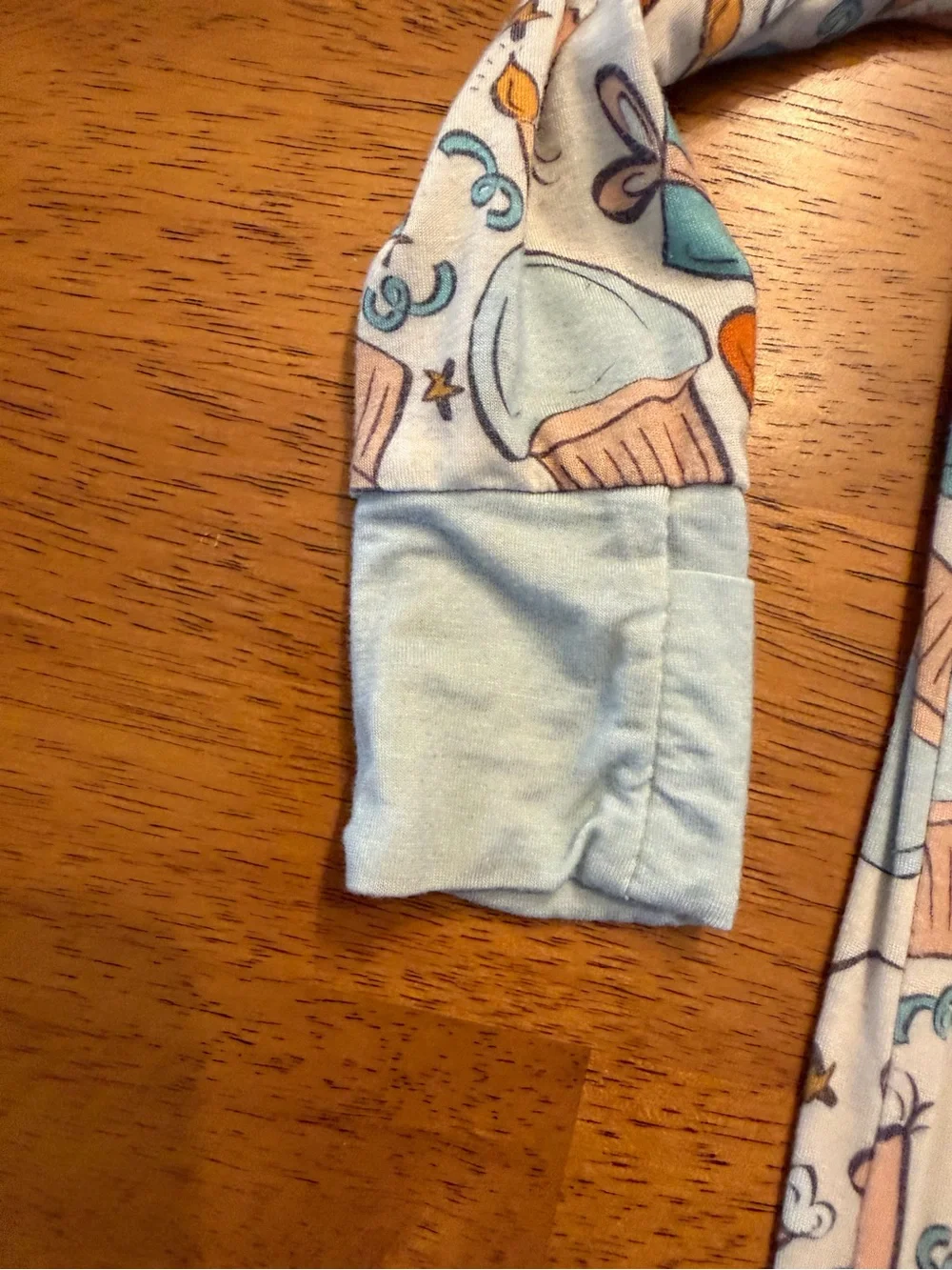 Little One Shop 3-6 Months Blue Birthday Bamboo Zippie Zippy Pajamas